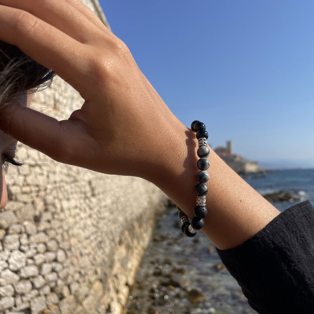 Bracelet Persévérance - bijoux en pierres naturelles FORESTO ANTIBES