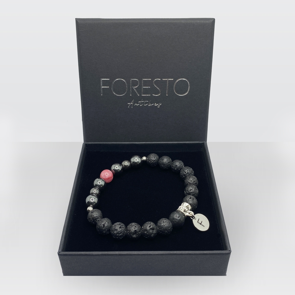 Bracelet Feu Féminin - bijoux en pierres naturelles FORESTO ANTIBES