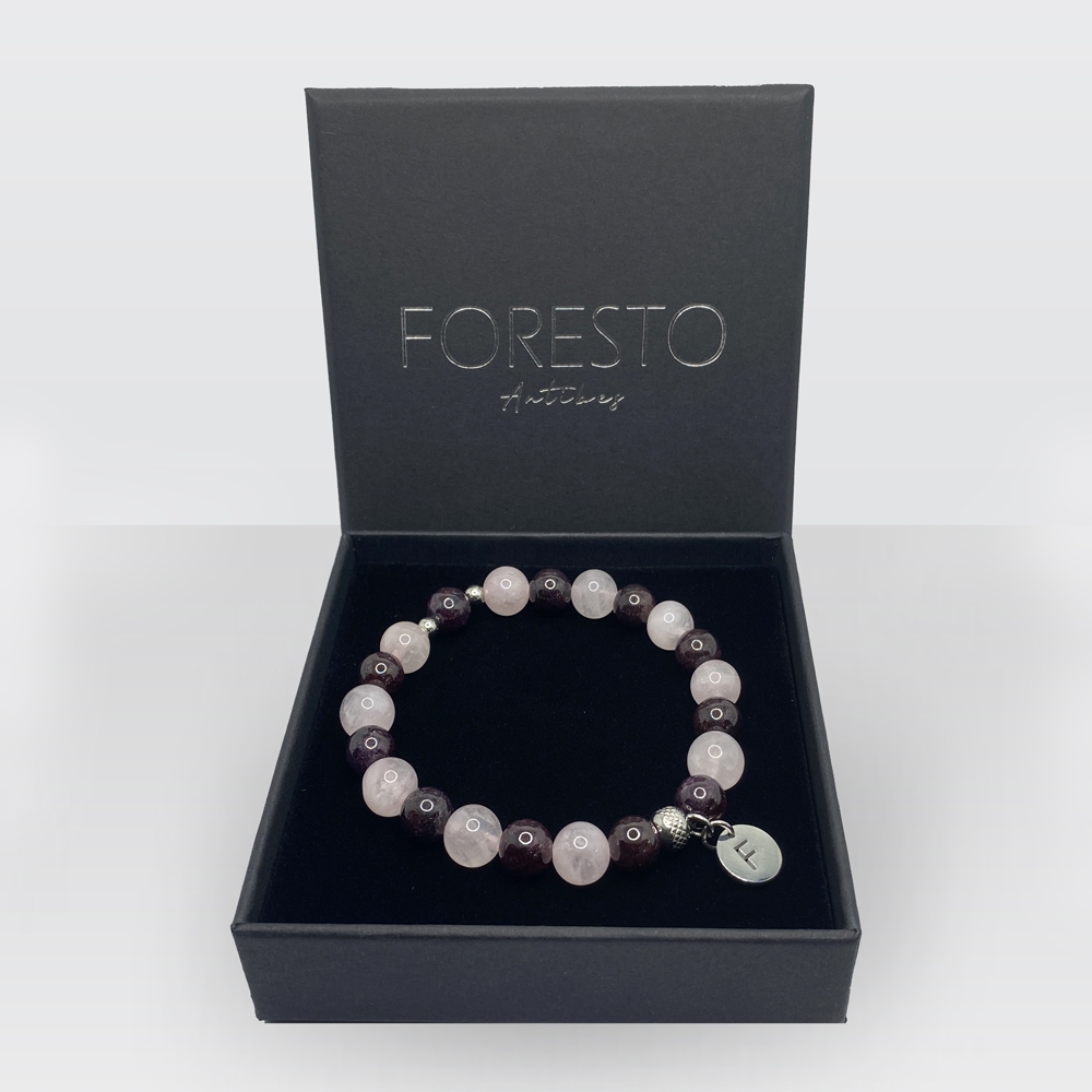 Bracelet Amour passionné - bijoux en pierres naturelles FORESTO ANTIBES
