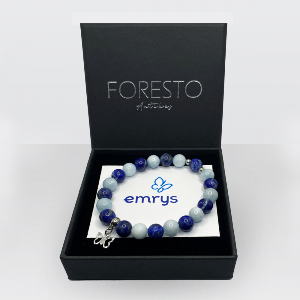 Bracelet EMRYS - bijoux pierres naturelles FORESTO ANTIBES
