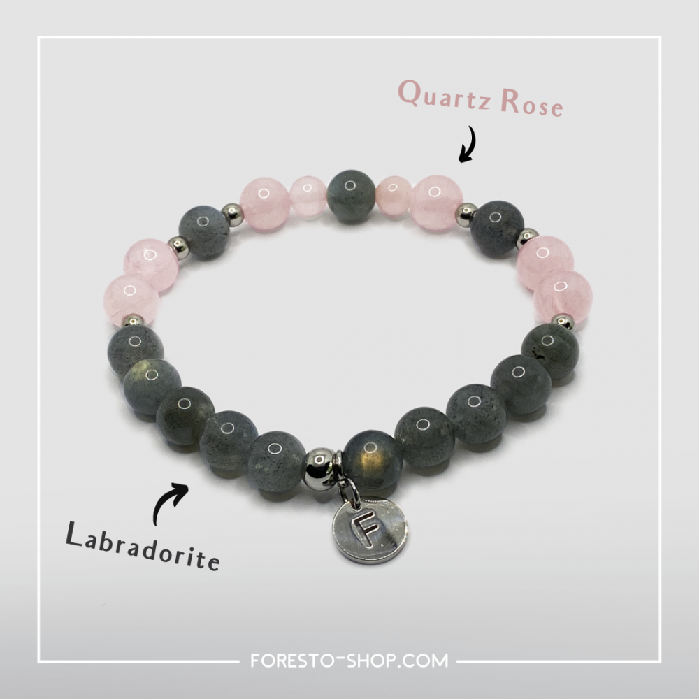 Bracelet Positive Attitude - bijoux en pierres naturelles FORESTO ANTIBES